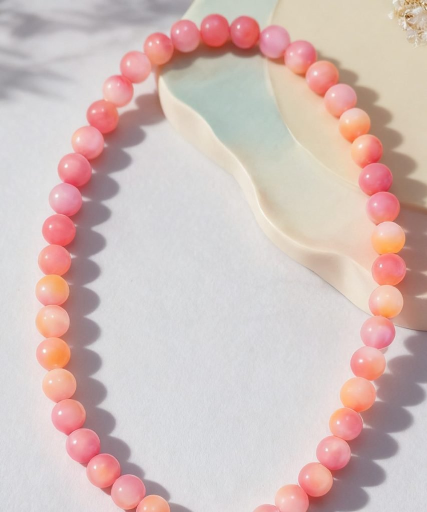 Pink Bead Necklace